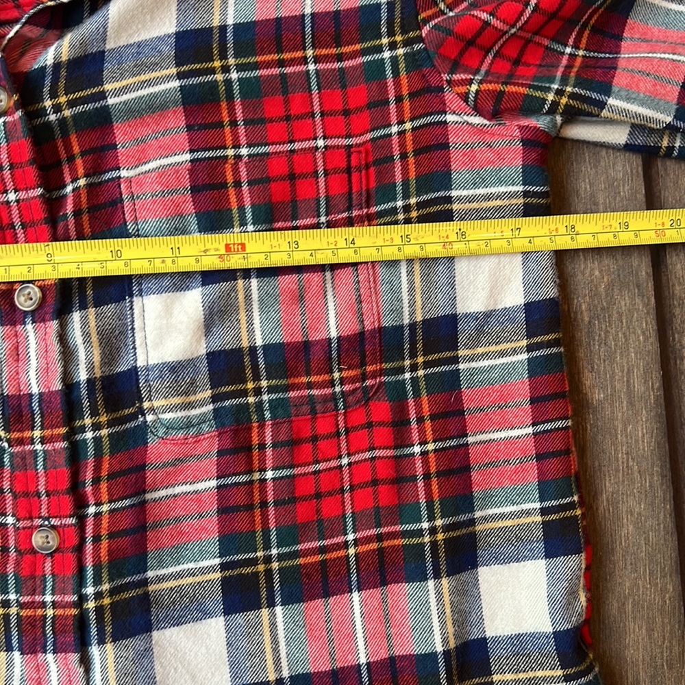 American Eagle Soft Material Plaid Button Down Fl… - image 7